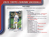 2025 Topps Chrome Baseball Mega Box