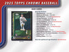 2025 Topps Chrome Baseball Mega Box