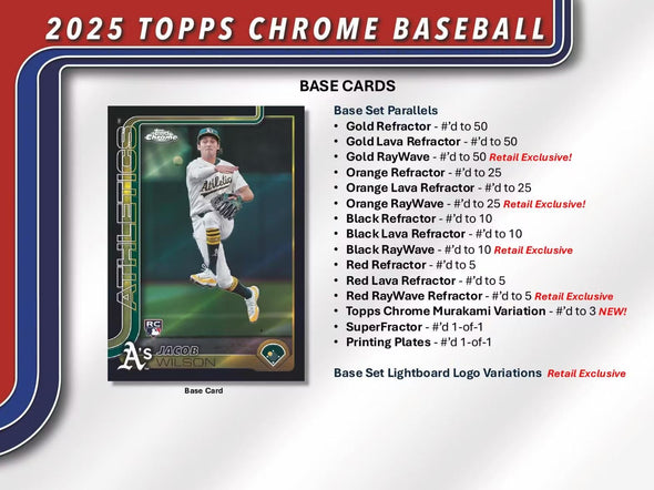 2025 Topps Chrome Baseball Mega Box