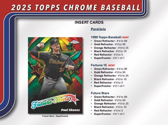 2025 Topps Chrome Baseball Mega Box