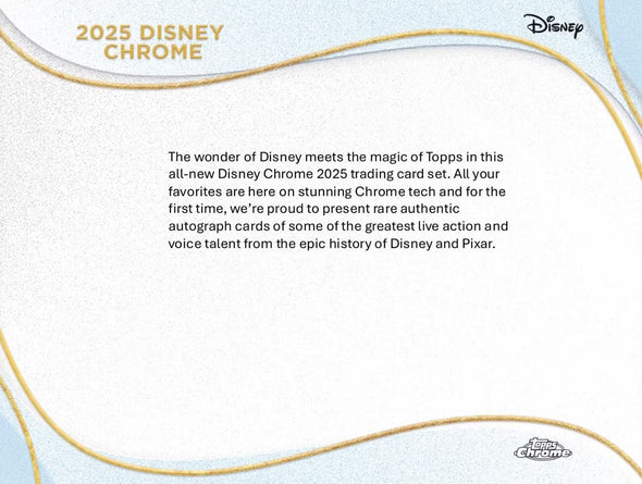 2025 Topps Chrome Disney Blaster Box