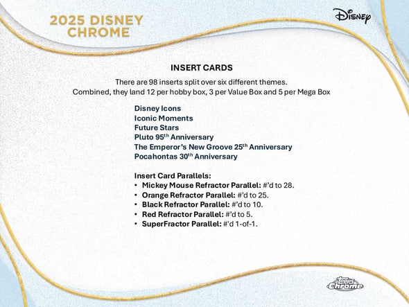 2025 Topps Chrome Disney Blaster Box