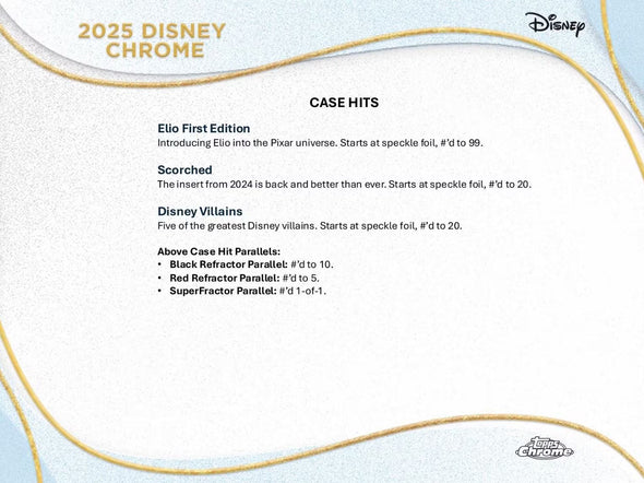 2025 Topps Chrome Disney Blaster Box