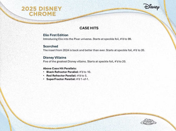 2025 Topps Chrome Disney Mega Box