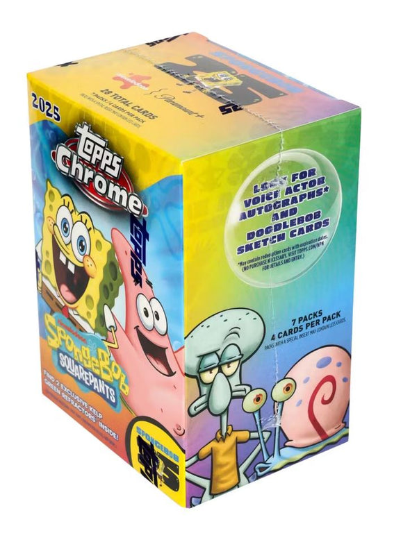 2025 Topps Chrome SpongeBob Blaster Box