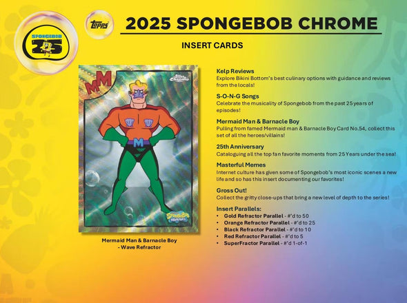2025 Topps Chrome SpongeBob Blaster Box