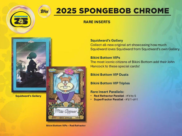 2025 Topps Chrome SpongeBob Blaster Box