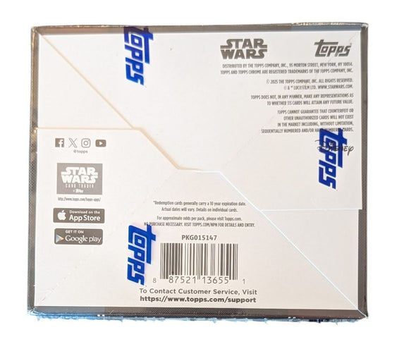 2025 Topps Chrome Star Wars Hobby Box