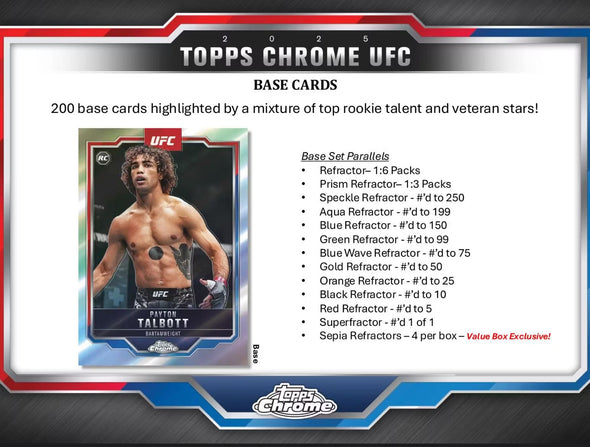2025 Topps Chrome UFC Mega Box