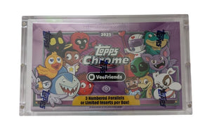 2025 Topps Chrome VeeFriends Hobby Box (Includes Titan Display Case)