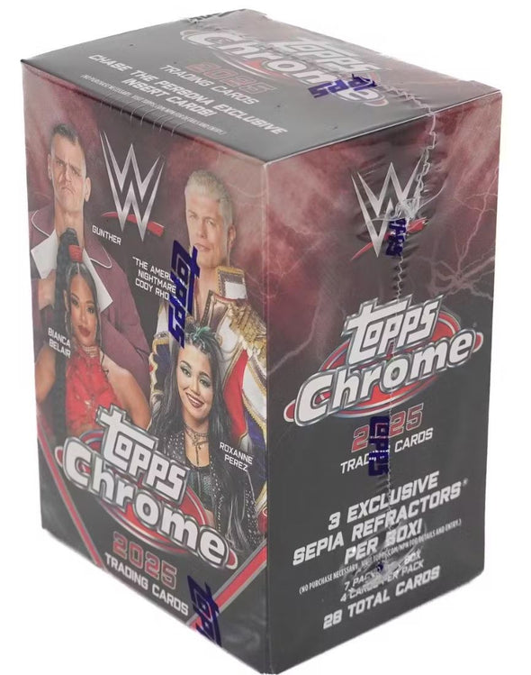 2025 Topps Chrome WWE Blaster Box