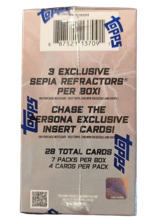 2025 Topps Chrome WWE Blaster Box
