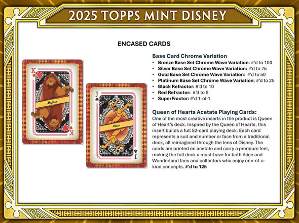 2025 Topps Disney Mint Hobby Box