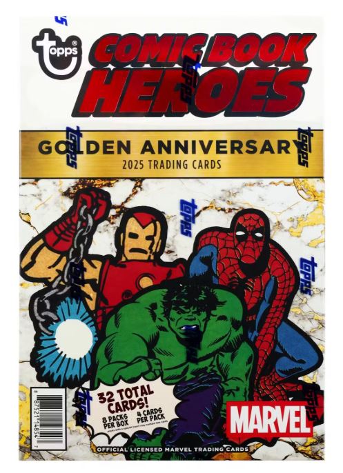 2025 Topps Marvel Comic Book Heroes 1975 Golden Anniversary Hobby Box
