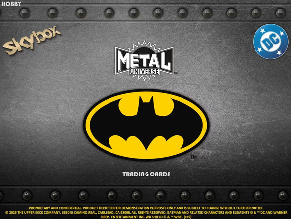 2025 Upper Deck Batman Skybox Metal Universe Hobby Box