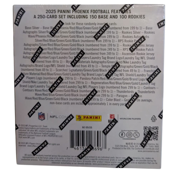 2025 Panini Phoenix Football Hobby Box