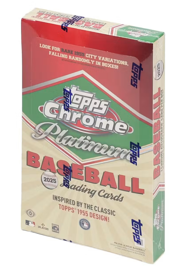 rare topps 2025 baseball cards 2025 Topps Chrome Platinum `55 Baseball Hobby Box – JB's Sports Cards