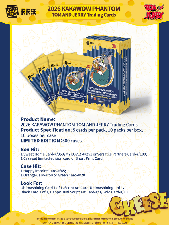 2026 Kakawow Phantom Tom & Jerry Hobby Box – JB's Sports Cards 2026 Kakawow Phantom Tom & Jerry Hobby Box – JB's Sports Cards