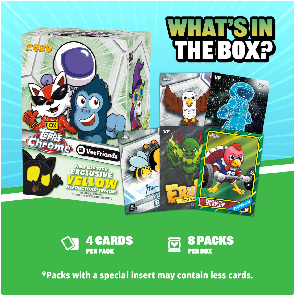 2026 Topps Chrome VeeFriends Value Box – JB's Sports Cards