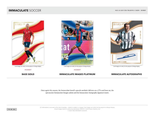 2023-24 Panini Immaculate Soccer Hobby Box (Pre-Order)