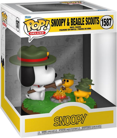 Funko Pop! Deluxe-Peanuts-Snoopy & Beagle Scouts #1587