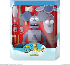 Super 7-The Simpsons Ultimates!-Robot Itchy Action Figure