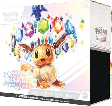Pokemon Scarlet & Violet Prismatic Evolutions Elite Trainer Box
