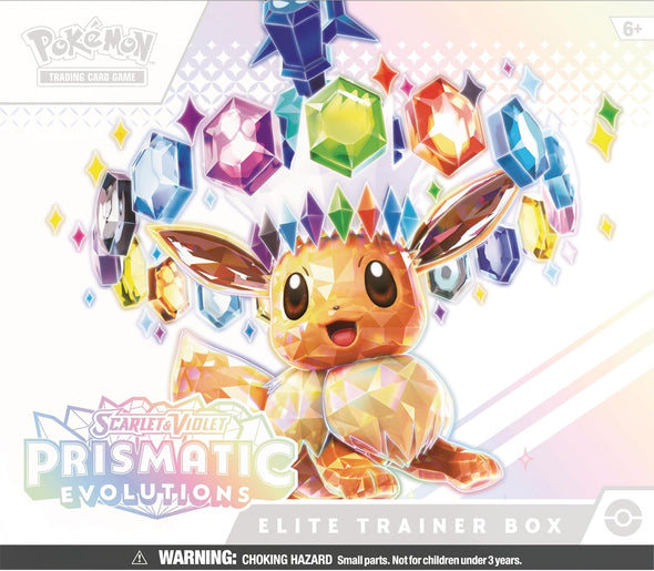 Pokemon Scarlet & Violet Prismatic Evolutions Elite Trainer Box