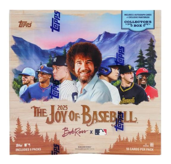 2025 Topps x Bob Ross The Joy Of Baseball Collectors Edition Box