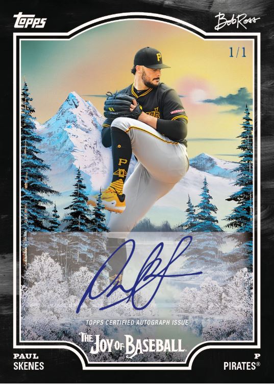 2025 Topps x Bob Ross The Joy Of Baseball Collectors Edition Box