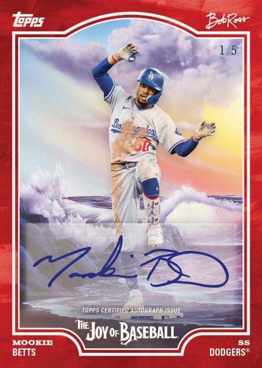 2025 Topps x Bob Ross The Joy Of Baseball Collectors Edition Box