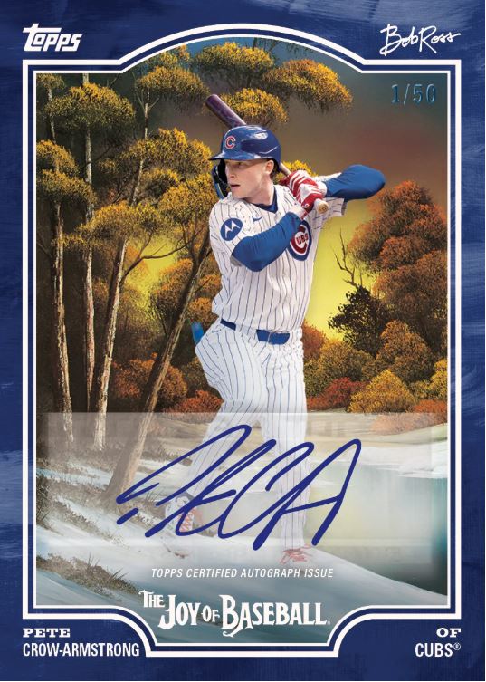 2025 Topps x Bob Ross The Joy Of Baseball Collectors Edition Box
