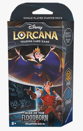 lorcana starter deck set Lorcana: Rise of the Floodborn Display (8 Decks) Double Infinity Gaming Collect and play with beautifully illustrated Disney characters like Mickey Mouse Disney Lorcana: Rise of the