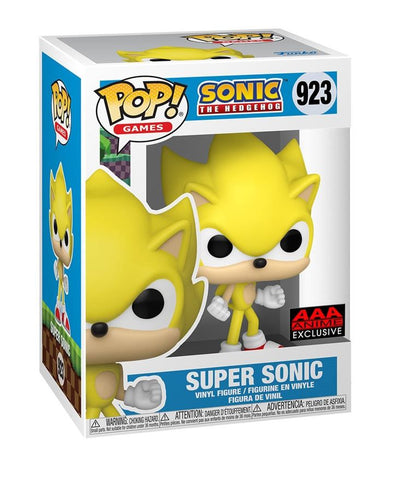 Funko Pop!-Games-Sonic The Hedgehog-Super Sonic #923 AAA Anime Exclusive