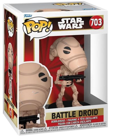 Funko Pop!-Star Wars-Episode 1 The Phantom Menace-Battle Driod #703