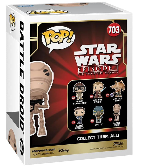 Funko Pop!-Star Wars-Episode 1 The Phantom Menace-Battle Driod #703