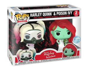 Funko Pop!-Heroes-DC Harley Quinn-Harley Quinn & Poison Ivy 2 Pack