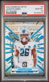 2023 Panini Donruss Optic Football-Jahmyr Gibbs My House Holo # 9 PSA 10