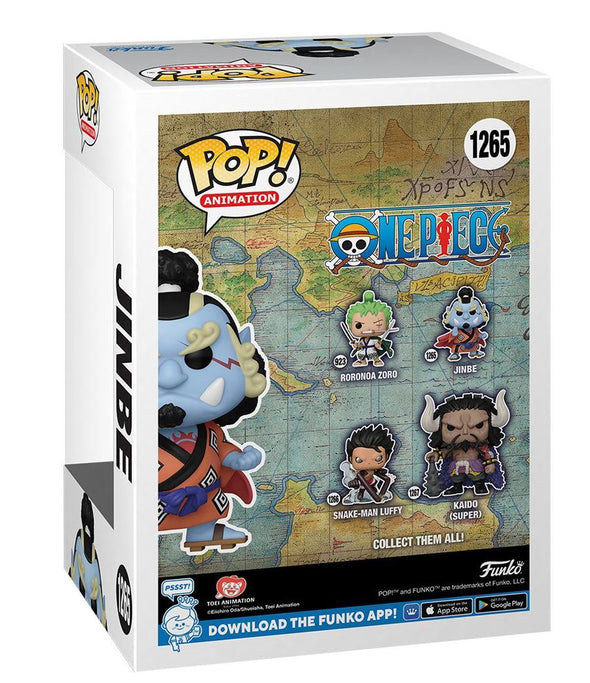 Funko POP! Animation-One Piece-Jinbe # 1265 Common & Chase Bundle