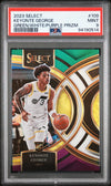 2023-24 Select-Keyonte George Green/White/Purple Prizm #109 PSA 9