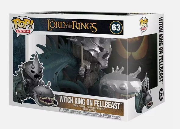 Funko Pop! Rides-The Lord Of The Rings-Witch King On Fellbeast # 63