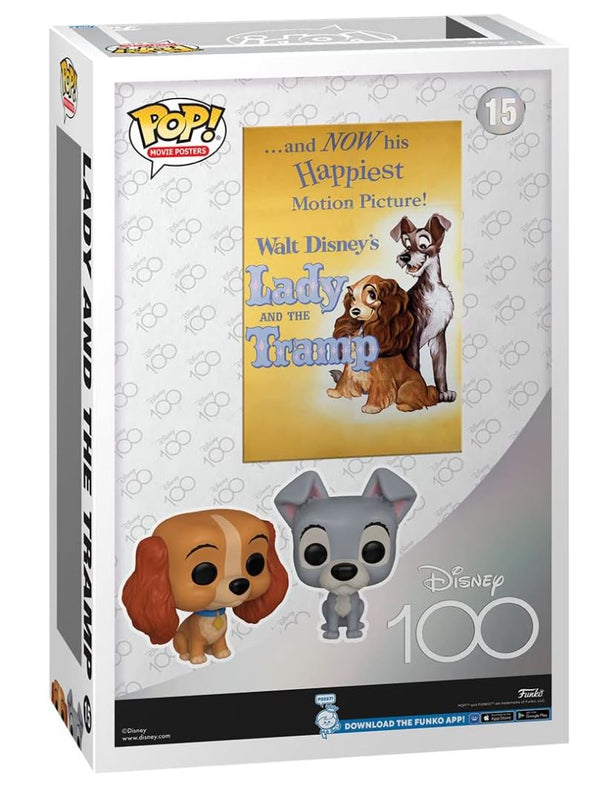 Funko POP! Movies Posters-Disney 100-Lady & The Tramp # 15