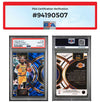 2023-24 Panini Select Basketball-LeBron James Blue Cracked Ice #135 PSA 10