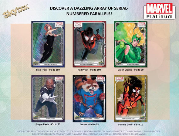 Marvel Platinum Trading Cards Hobby Box (Upper Deck 2024)