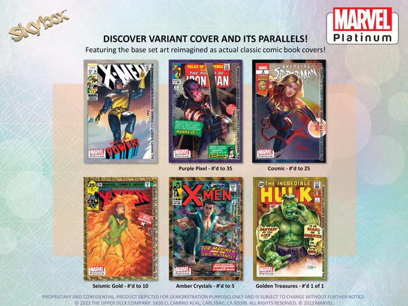 Marvel Platinum Trading Cards Hobby Box (Upper Deck 2024)