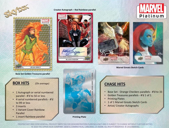 Marvel Platinum Trading Cards Hobby Box (Upper Deck 2024)