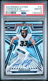 2024 Rookies And Stars-Cooper Dejean-Longevity Auto #'d 349 PSA 10