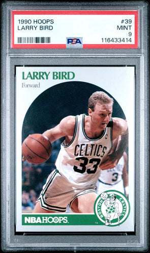 1990-91 Hoops-Larry Bird #39 PSA 9