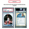1990-91 Hoops-Sam Vincent #223 Shows Michael Jordan PSA 9