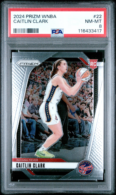 2024 Prizm WNBA-Caitlin Clark #22 PSA 8